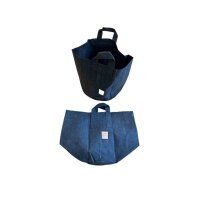 Root Pot 39L Stofftopf grau mit Griffen – starker...