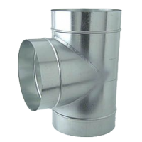 T-Stück 3x250mm für Lüftung im Growraum