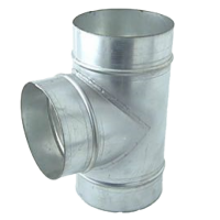 T-Stück 3x100mm Lüftungsrohrverbinder für...