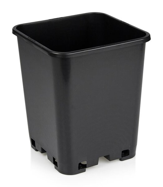 Growtopf 6L quadratisch schwarz