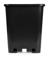 Growtopf 6L quadratisch schwarz