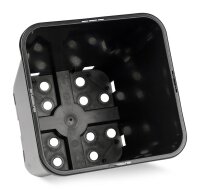 Growtopf 6L quadratisch schwarz
