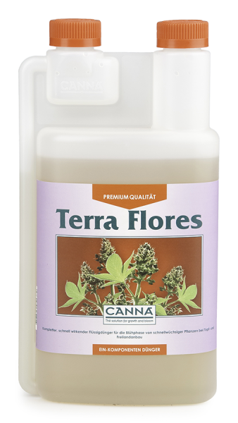 Canna Terra Flores 1L Blütendünger für Grow auf Erde & Blütenpower