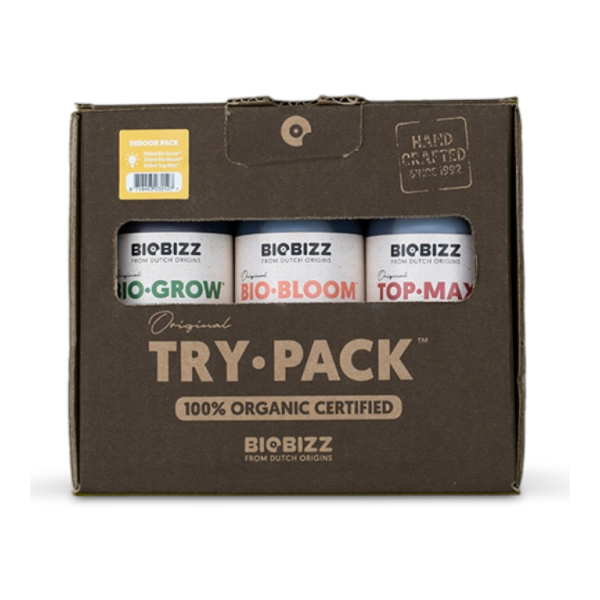 BioBizz TryPack Indoor 3x250ml Düngerset für gesunden Indoor Grow