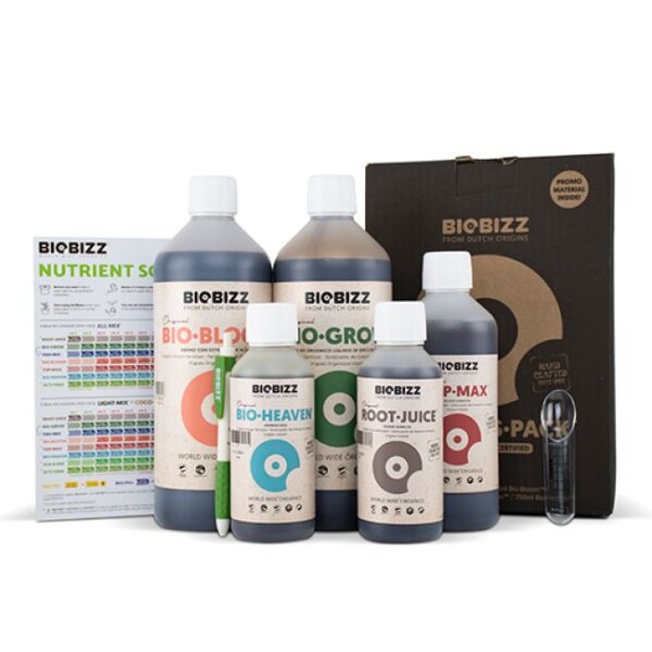 BioBizz Starters-Pack Komplettdünger Set für Indoor Growing