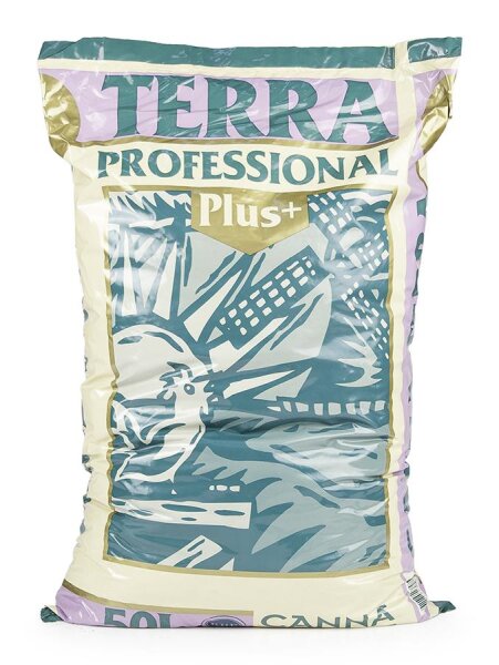Canna Terra Professional Plus+ 50L Vollgedüngte Erde für Grow