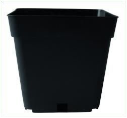Vierkant Pflanztopf 1,55L Schwarz – Ideal für Growing