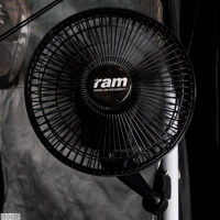 RAM Clip-Ventilator 20W 18cm oszilierend für...