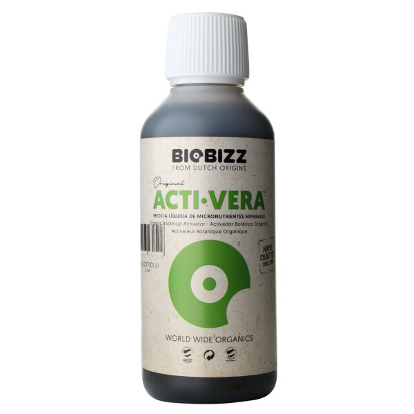 BioBizz Acti-Vera 250ml Pflanzenaktivator, Vitalkraft für Erde & Coco