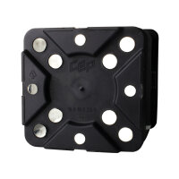 Topf viereckig 4L, schwarz, robust & platzsparend...