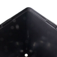 Topf 3L viereckig schwarz Indoor Growing Pflanzgefäß 14,5x14,5x22 cm