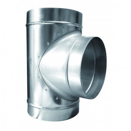 T-Stück 3x125mm Lüftung Verteiler Grow Belüftung Kanal