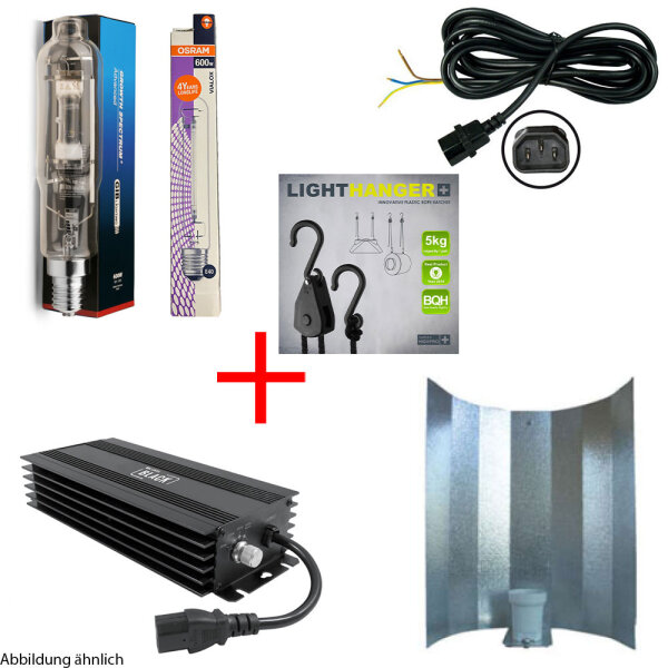Economy Grow Set 600W MH+HPS GIB Osram Indoor Beleuchtung