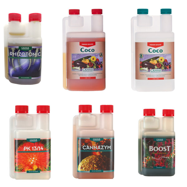 Canna Coco Düngerset Für Kokossubstrat Grow & Indoor Pflanzen